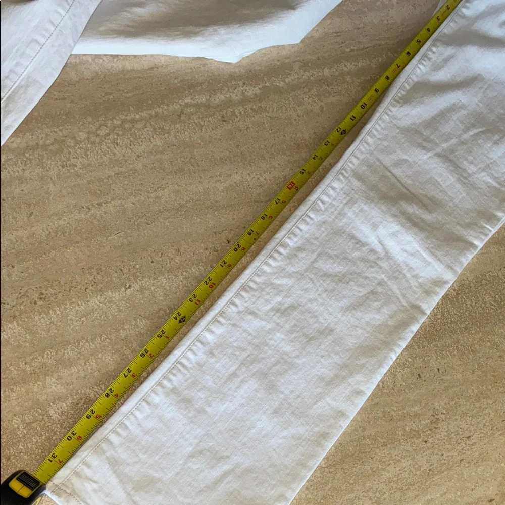 ANN TAYLOR Classic White Denim Jeans, Modern Fit, straight leg, 5 pockets. 6 EUC - Picture 13 of 15